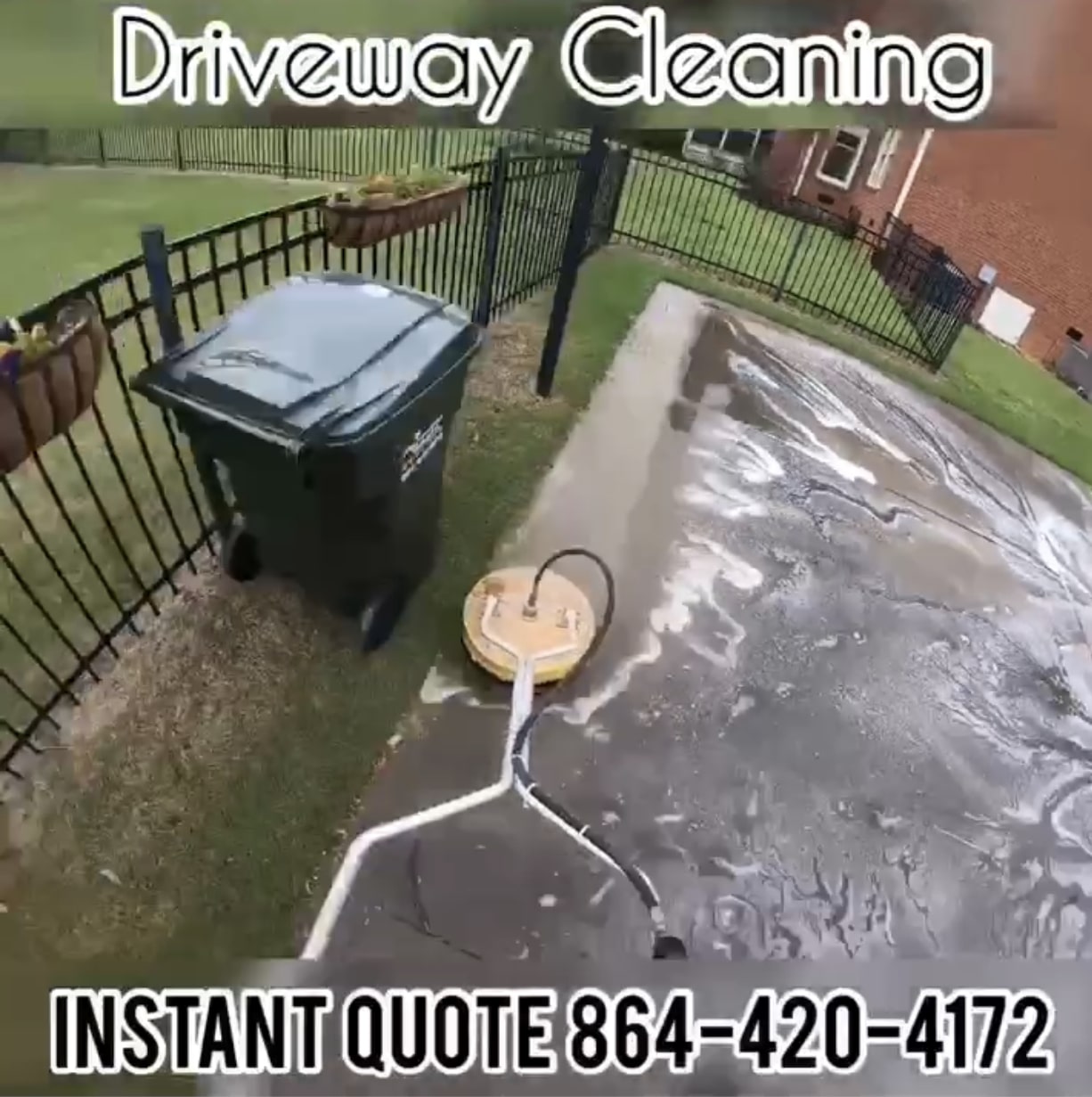 Driveway clean instant