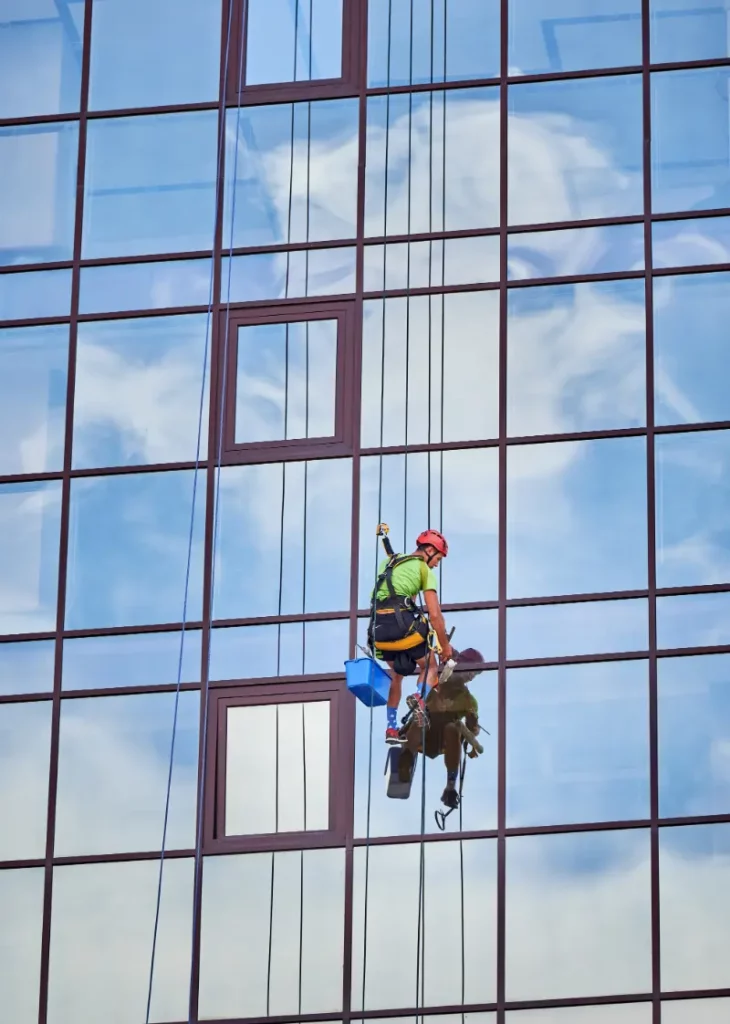 Commercial window cleaning 