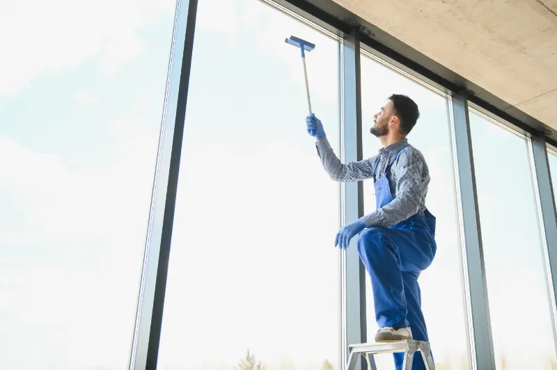 Professional window cleaning 